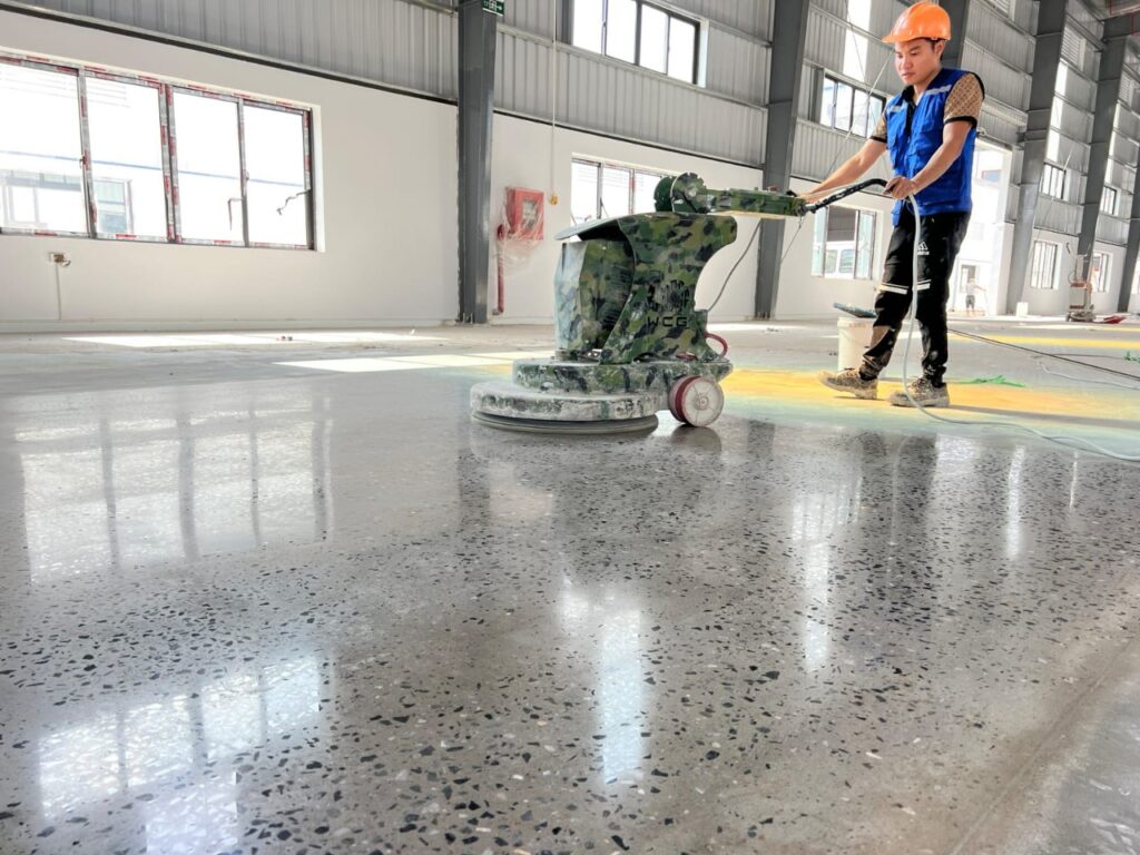 Lợi ích của việc đánh bóng sàn bê tông