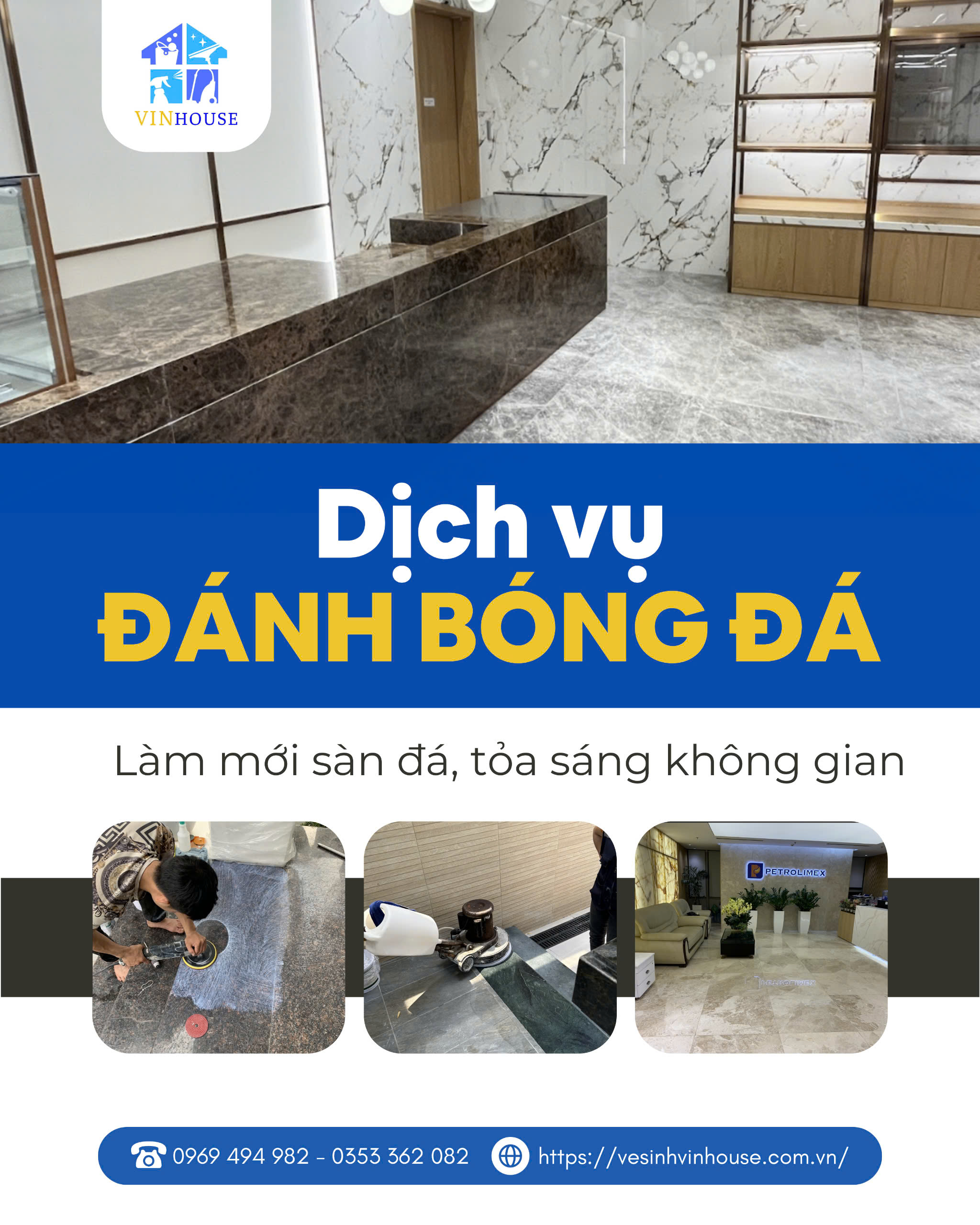 Đánh Bóng Sàn Đá Marble: 4 Cách Đạt Độ Bóng Mịn Cao Cấp