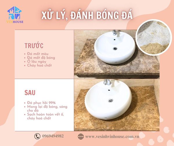 Phục Hồi và Đánh bóng sàn Đá Đón Tết