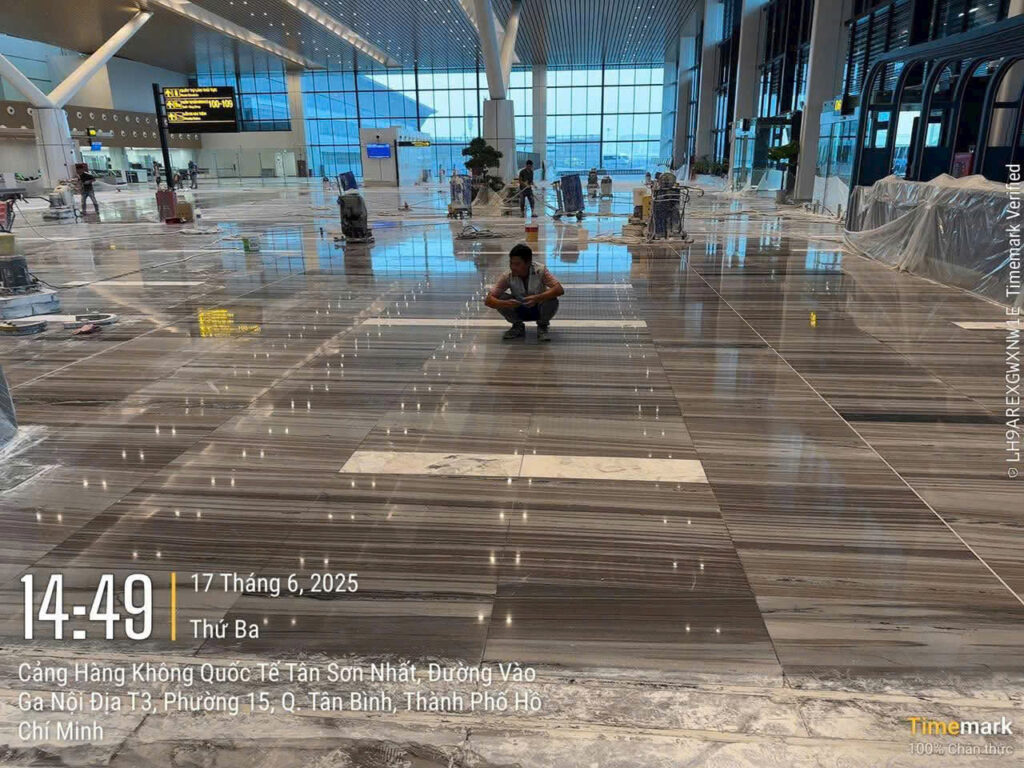 Đánh Bóng Sàn Đá Marble – Liệu Có Thể Đưa Vẻ Đẹp Tự Nhiên Trở Lại 100%?
